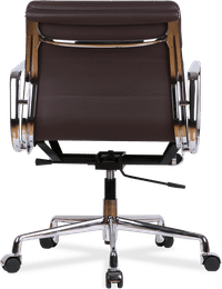 Eames Style Office Chair EA217 Leather Coffee image.