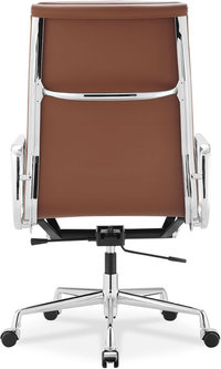 Eames Style Office Chair EA219 Leather Tan image.