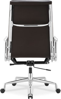 Eames Style Office Chair EA219 Leather Coffee image.