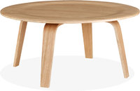 Eames Style Plywood Coffee Table Oak image.
