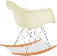 RAR Style Plastic Rocking Chair    Cream/Light Wood image.