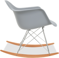 RAR Style Plastic Rocking Chair    Grey/Light Wood image.