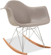 RAR Style Plastic Rocking Chair    Mauve/Light Wood image.
