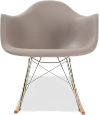 RAR Style Plastic Rocking Chair    Mauve/Light Wood image.