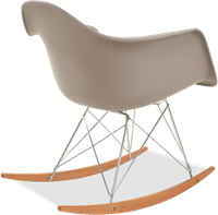 RAR Style Plastic Rocking Chair    Mauve/Light Wood image.