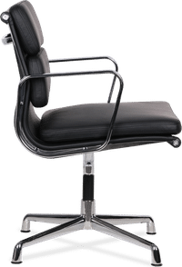 Eames Style Soft Pad Office Chair EA208 Black image.