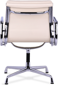 Eames Style Soft Pad Office Chair EA208 Cream image.