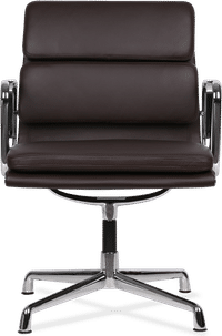 Eames Style Soft Pad Office Chair EA208 Coffee image.