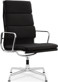 Eames Style Soft Pad Office Chair EA215 Black image.