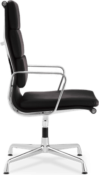 Eames Style Soft Pad Office Chair EA215 Black image.