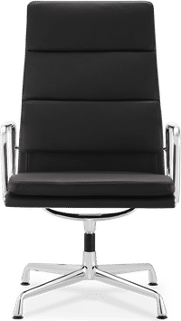 Eames Style Soft Pad Office Chair EA215 Black image.