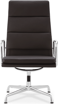 Eames Style Soft Pad Office Chair EA215 Coffee image.