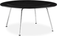 Eames Style CTR Coffee Table Black image.