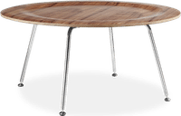 Eames Style CTR Coffee Table Walnut image.