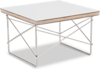 Eames Style LTR Side Table White image.