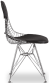 Bikini Wire Dining Chair Black image.