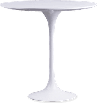 Tulip Side Table Fibreglass/White image.