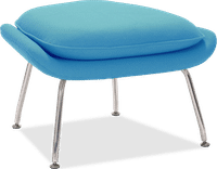 Womb Chair Ottoman Wool/Morocan Blue image.