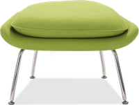 Womb Chair Ottoman Wool/Light Green image.