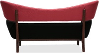 Baker Sofa Deep Red image.