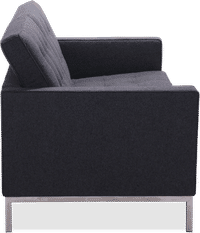 Knoll 2 Seater Sofa Wool/Charcoal Grey image.