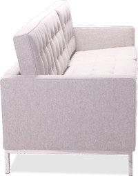 Knoll 3 Seater Sofa Wool/Light Pebble Grey image.