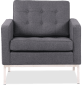 Knoll Armchair Wool/Grey image.