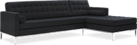 Knoll Corner Sofa Wool/Black image.