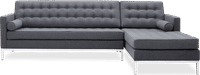 Knoll Corner Sofa Wool/Grey image.