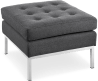 Knoll Ottoman Wool/Charcoal Grey image.