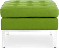 Knoll Ottoman Wool/Light Green image.