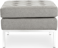 Knoll Ottoman Wool/Light Pebble Grey image.