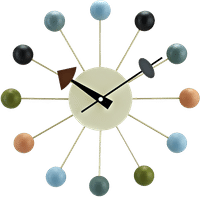 Ball Style Clock Multicolor image.