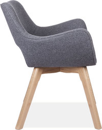 Fabric Dining Chair Grey image.