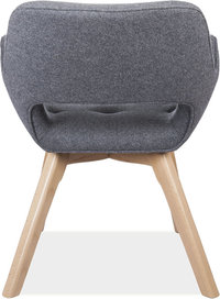 Fabric Dining Chair Grey image.