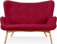 Featherston Sofa Deep Red image.