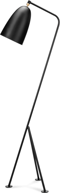 Grasshopper Style Floor Lamp Black image.