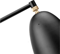 Grasshopper Style Floor Lamp Black image.