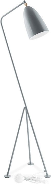 Grasshopper Style Floor Lamp Grey image.