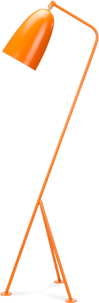 Grasshopper Style Floor Lamp Orange image.