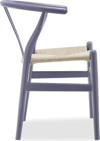 Wishbone (Y) Chair - CH24 Lacquered/Purple image.
