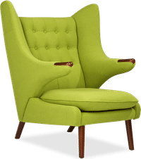 Teddy Bear Chair Wool/Light Green image.