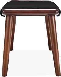 Teddy Bear Stool Wool/Black image.