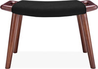 Teddy Bear Stool Wool/Black image.