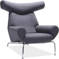 OX Chair  Wool/Charcoal Grey image.