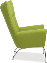 CH445 - Wing Chair Wool/Light Green image.