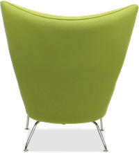 CH445 - Wing Chair Wool/Light Green image.