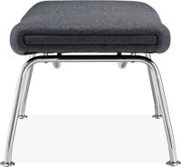 CH445 - Wing Chair Stool Wool/Charcoal Grey image.