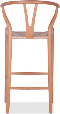 Wishbone (Y) Barstool Beech/Beech image.
