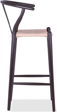 Wishbone (Y) Barstool Bordeaux/Lacquered image.
